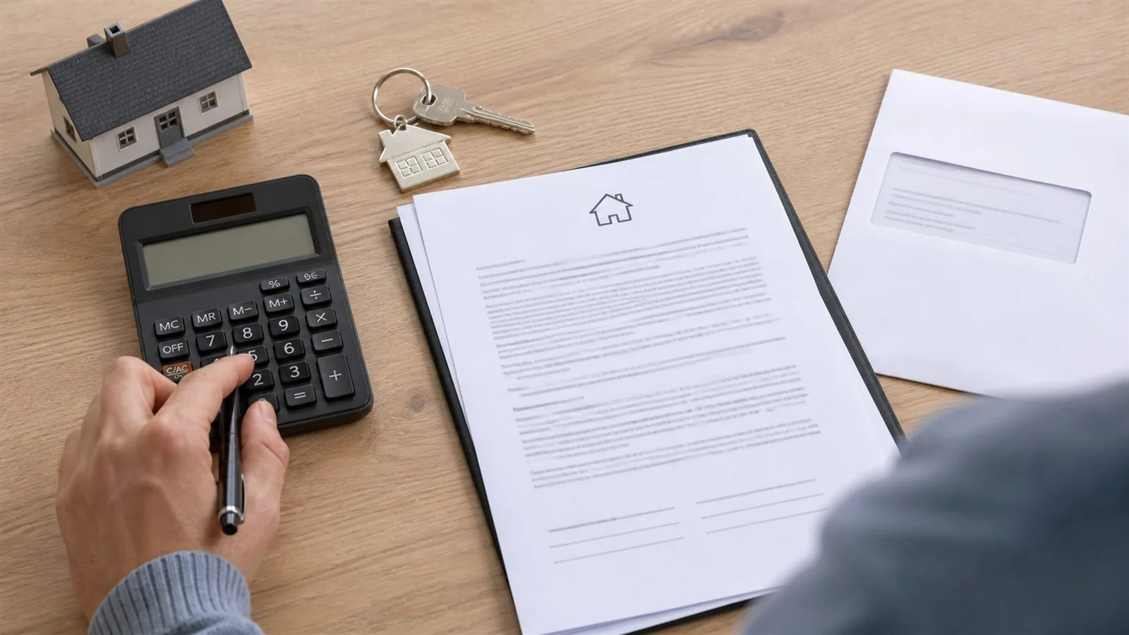 Unterzeichnung eines Immobilienkaufvertrags beim Notar